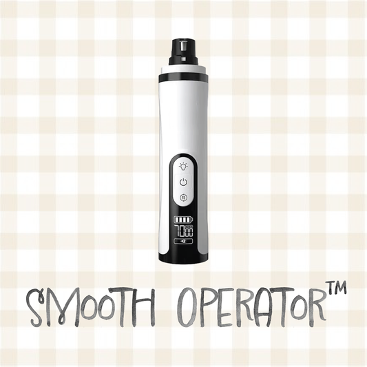 Smooth Operator™ Bunny Nail Wand - Gentle Rabbit Nail Dremel with LED Guide