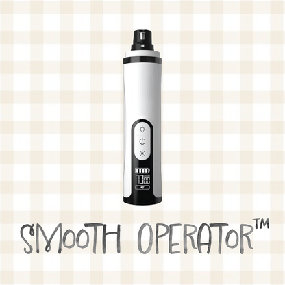 Smooth Operator™  Bunny Nail Wand  - Gentle Rabbit Nail Dremel with LED Guide