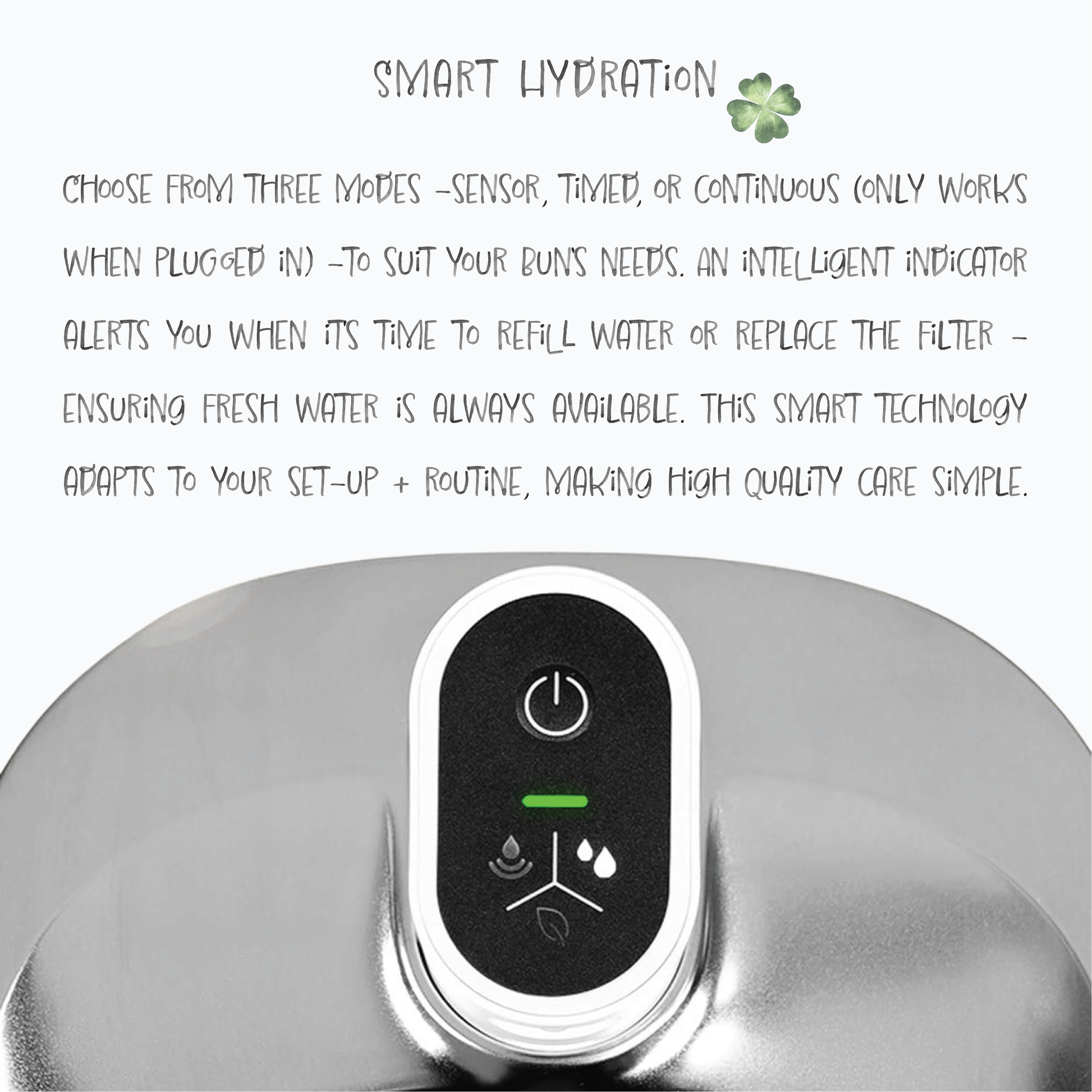 ☁️ Cloud Spring™ - Bunny Fountain - 4L Cordless Hydration Station